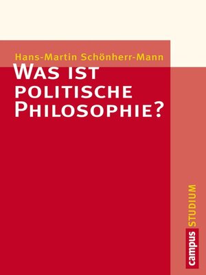cover image of Was ist politische Philosophie?